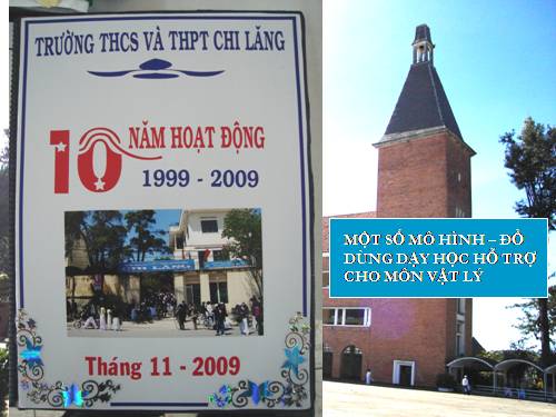 MỘT SỐ MÔ HÌNH-ĐỒ DÙNG DẠY HỌC MÔN VẬT LÝ