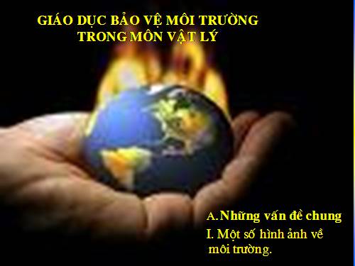 Tích hợp môi trường trong môn Vật lí