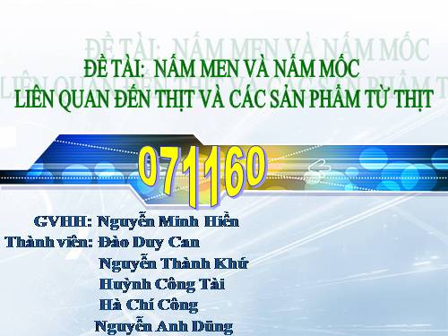 cong nghe len men