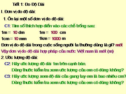 bộ GA lí 6