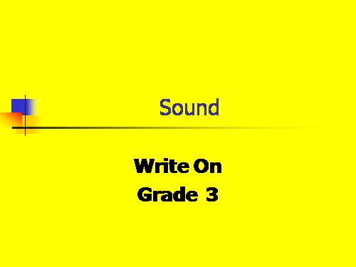sound