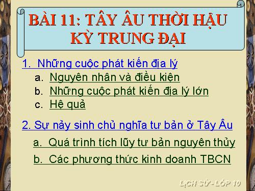 bài  11sử 10