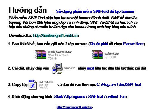 Phần mềm làm Banner - SWFText Full + Hướng dẫn