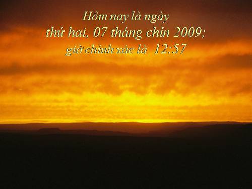 hay danh thoi gian