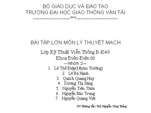 Mạch điện