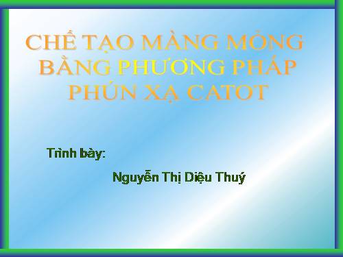 phun xa catot