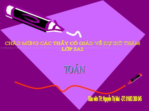 Toán 5 ôn các hình