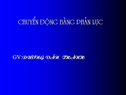 CĐ bằng phản lực