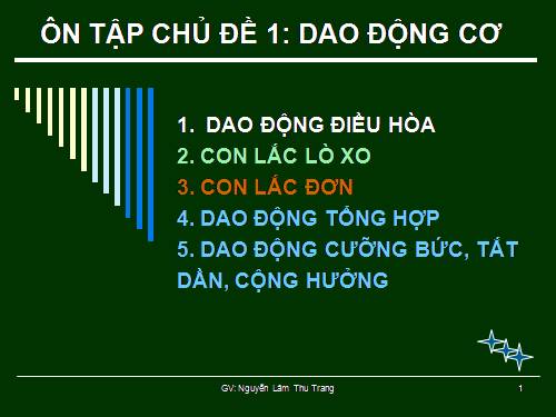 chuong I: DAO DONG CO