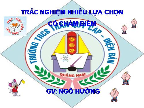 Trắc nghiệm Lựachọn có chấm điểm