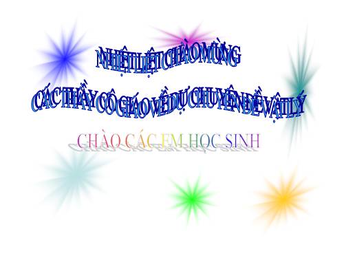 Chuyên đề vật lí 6