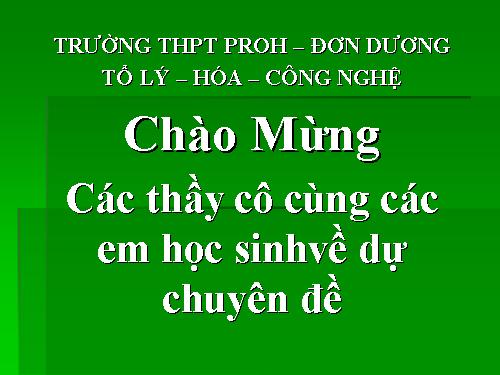 Chuyên đề hóa THPT Proh