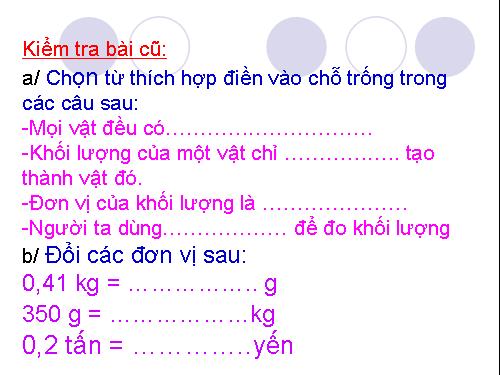 Vật lí 6