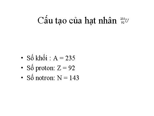 phản ứng hạt nhân