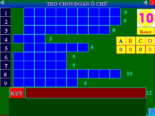 Vật lí 6 : Trò chơi ô chữ (Lực kế - Phép đo lực)
