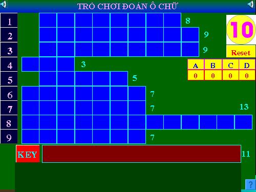 VL 6 : Trò chơi ô chữ bài Đo khối lượng