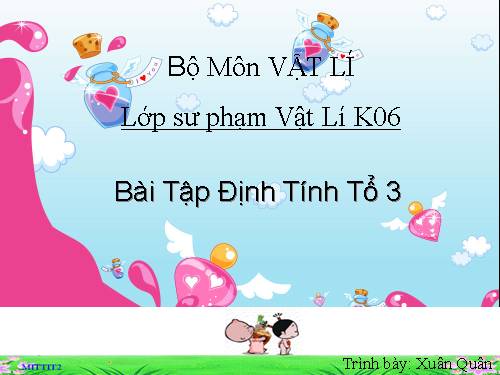 bai tập định tính vật lí