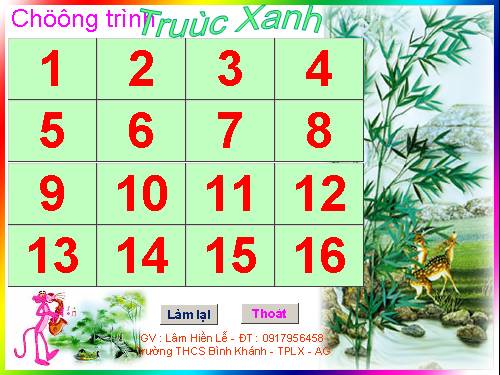 Tro choi Truc xanh (hay)