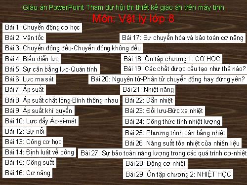 Giáo án lớp 8