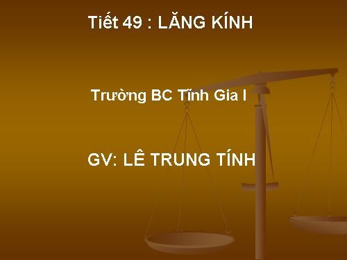 lăng kính