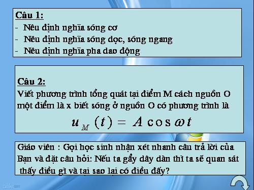 Sóng pản xạ. Sóng dừng(2/5)