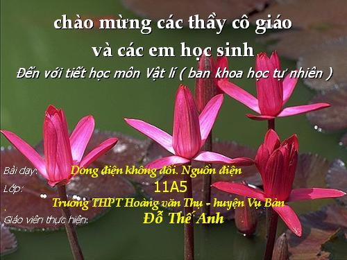 Dòng điện không đổi (Thanh tra TD)