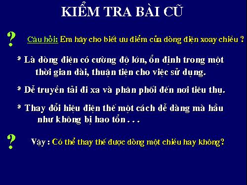 Cach tao ra dong 1 chieu