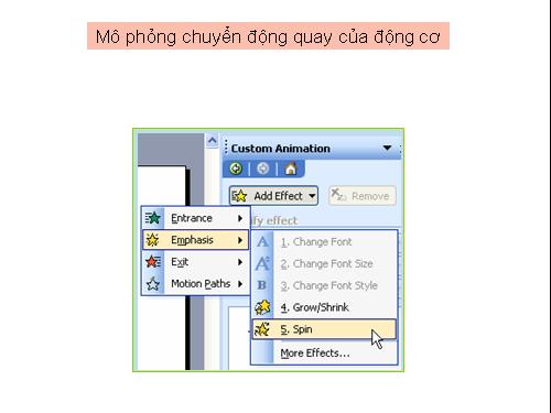 Mo phong chuyen dong quay cua dong co
