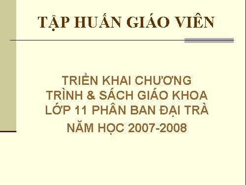 Đổi mới giáo án