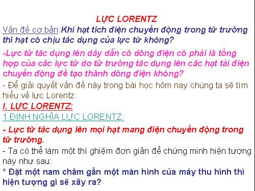 Lực Lorentz