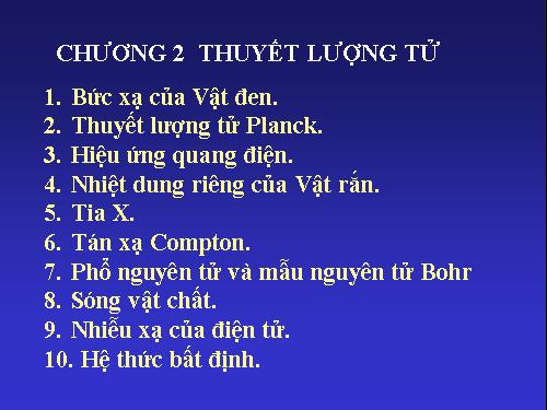 Thuyết lượng tử