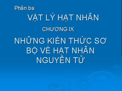 Cấu tạo hạt nhân