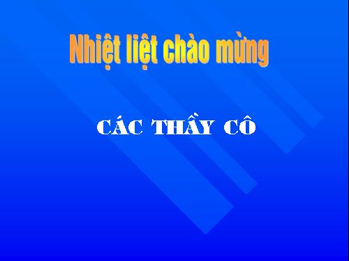 Tiết 45: Nhiệt hóa hơi