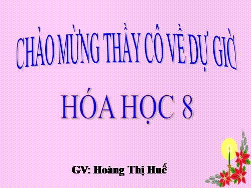 Bài 16. Phương trình hoá học