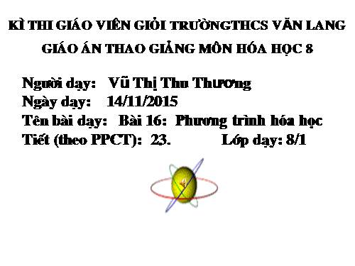 Bài 22. Tính theo phương trình hoá học