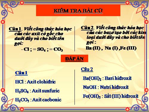 Bài 37. Axit - Bazơ - Muối