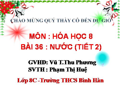 Bài 36. Nước