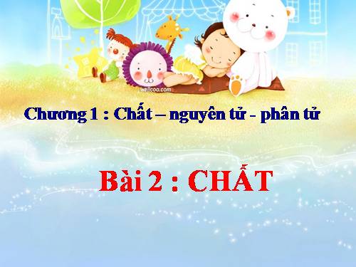 Bài 2. Chất