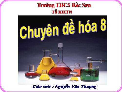 chuyên đề hóa 8