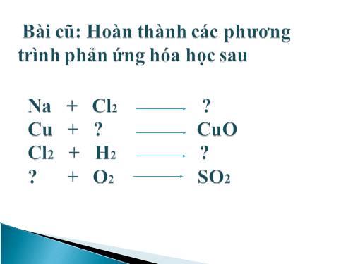 Bài 22. Tính theo phương trình hoá học