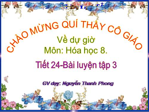 Bài 17. Bài luyện tập 3