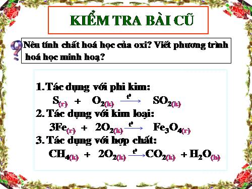 Bài 25. Sự oxi hoá - Phản ứng hoá hợp - Ứng dụng của oxi