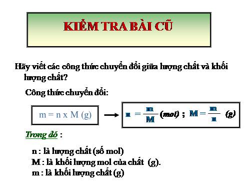 Bài 20. Tỉ khối của chất khí