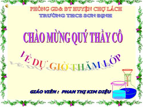 Bài 20. Tỉ khối của chất khí