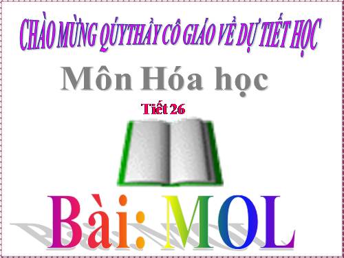 Bài 18. Mol