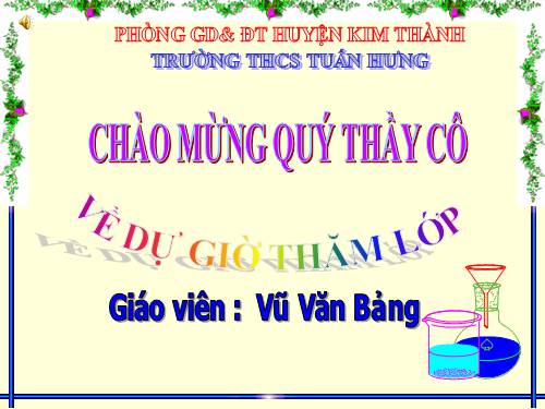 Bài 20. Tỉ khối của chất khí