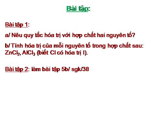 Bài 11. Bài luyện tập 2