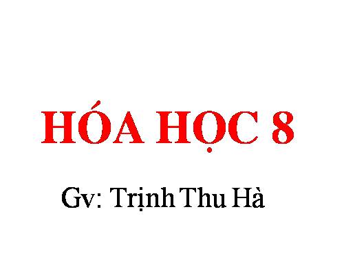 Bài 21. Tính theo công thức hoá học