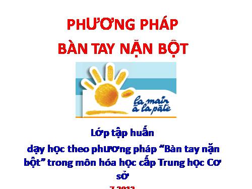 phương pháp bàn tay nặn bột