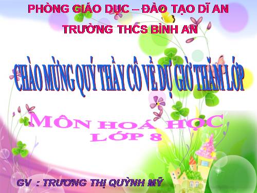 Bài 16. Phương trình hoá học